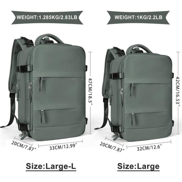 Large Travel Backpack For Women Men,Carry On Backpack,Hiking Backpack - Picture 2 of 8